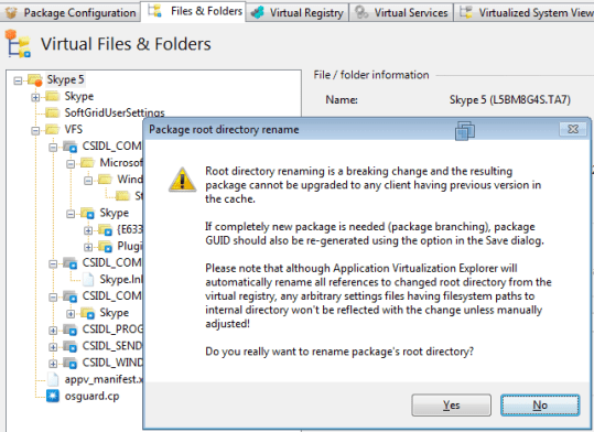 Package branching with AVE, step 2a Package branching with AVE, step 2a
