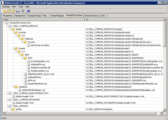 VFS mappings after package branching (Sequencer) VFS mappings after package branching (Sequencer)