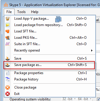 Package branching with AVE, step 5a Package branching with AVE, step 5a