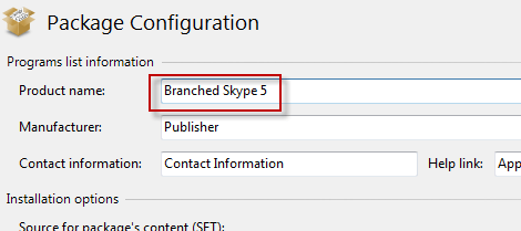 Package branching with AVE, step 4b Package branching with AVE, step 4b