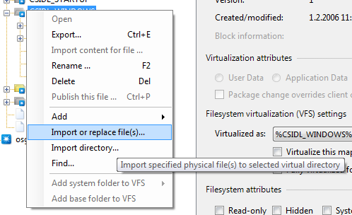 Import files to sequence with AVE