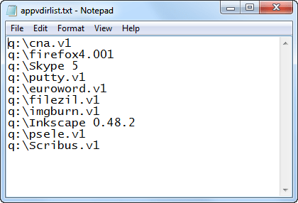 Successful enumeration of package directories on Q drive Successful enumeration of package directories on Q drive