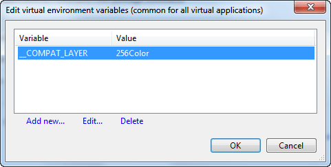 Common environment variable listing at the package level Common environment variable listing at the package level
