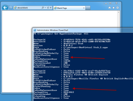 All packages from CG in use